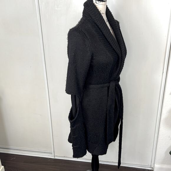 Phard Vintage Unique Boho Elbow Cut Knit Cardigan size Medium - Picture 3 of 8